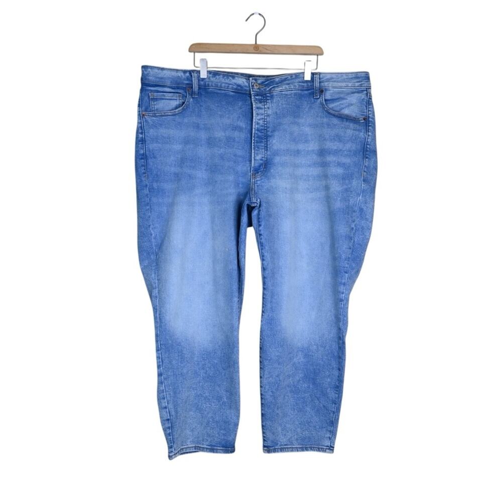 Old Navy Women's 26 Plus High-Rise O.G. Straight Button Fly Jean